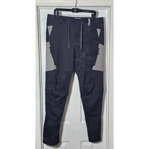 686 Anything Collection Cargo Pants Mens 36x34 Stretch Hiking Black With Camo